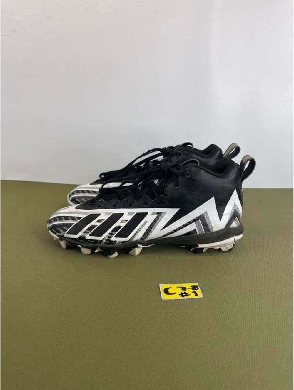 adidas Freak 23 Mid Football Cleats Black White HP7712 Men Size 7